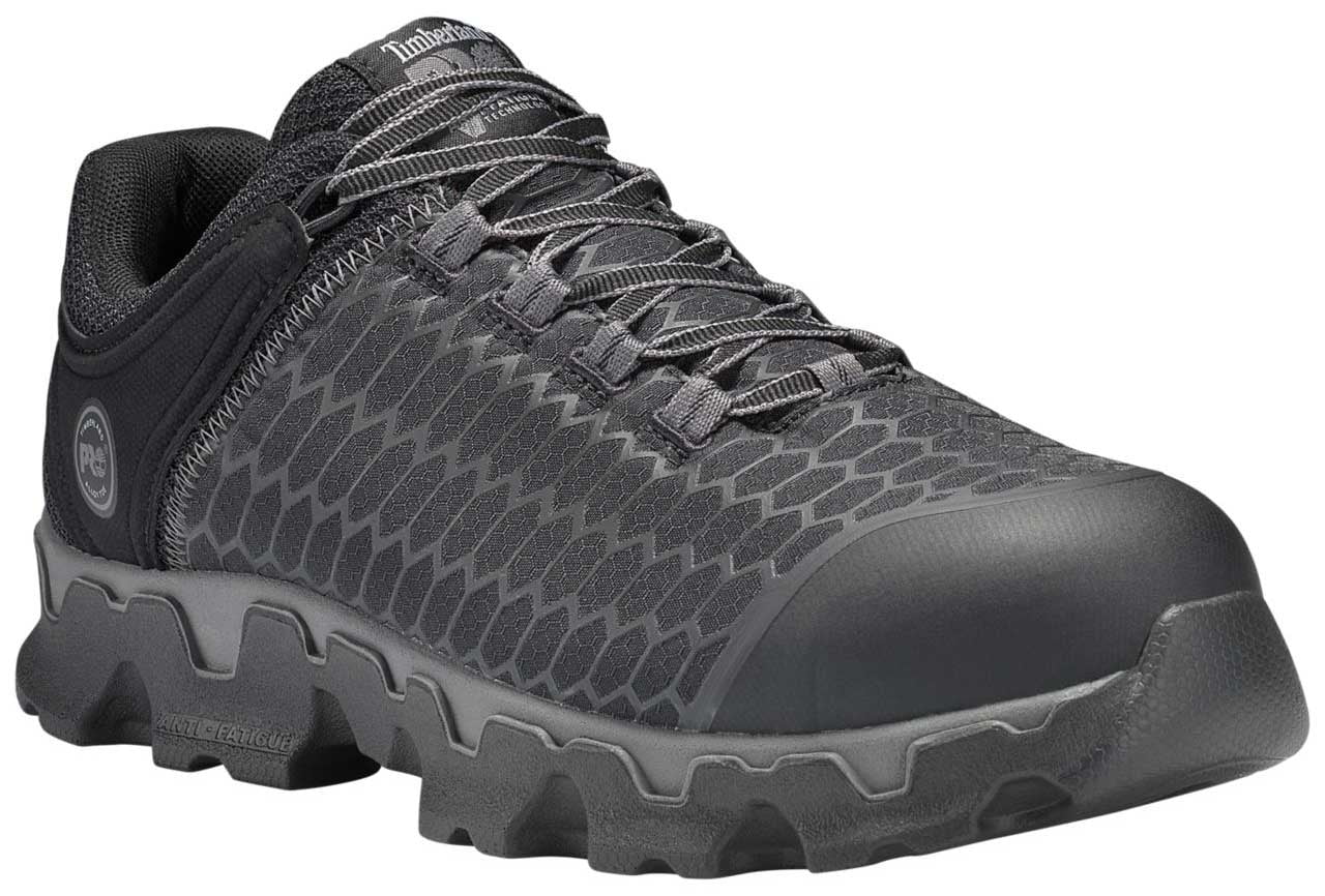 Timberland PRO Powertrain, Men's, Black/Grey, Alloy Toe, EH Oxford