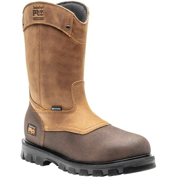 Timberland PRO Rigmaster, Men's, Brown, Steel Toe, EH, WP, Pull On Boot (9.0 W)