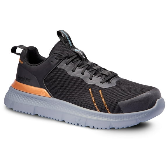 Timberland PRO  Setra Low, Men's, Black/Grey/Copper, Comp Toe, EH, Slip Resistant, Athletic Work Shoe (8.0 M)