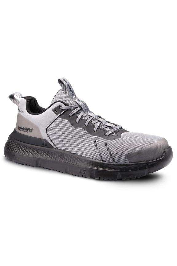 Setra Low, Men's, Grey/Black, Comp Toe, EH, Slip Resistant, Athletic Work Shoe (9.5 M)