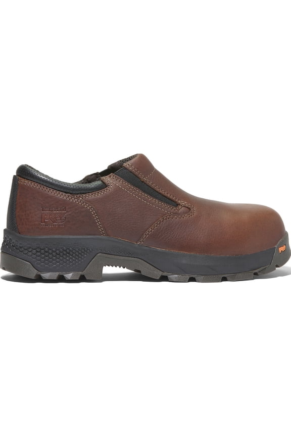 TiTAN EV Men's Composite Toe Leather Slip-On Work Shoe