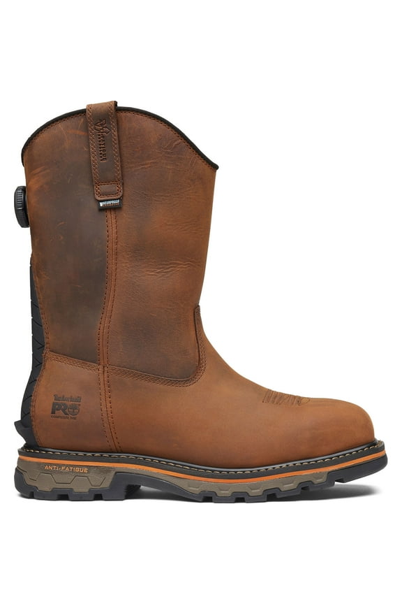 True Grit BOA Men's 10-inch Composite Toe Waterproof Pull-On Work Boot
