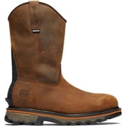Timberland PRO True Grit Mens 10-inch Composite Toe Waterproof Pull-On Work Boot, Brown, Size 9.5W