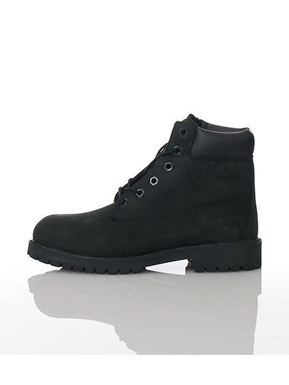 Premium 6 Inch Lace Waterproof Boot Black TB112907001 Grade-School Size 3.5