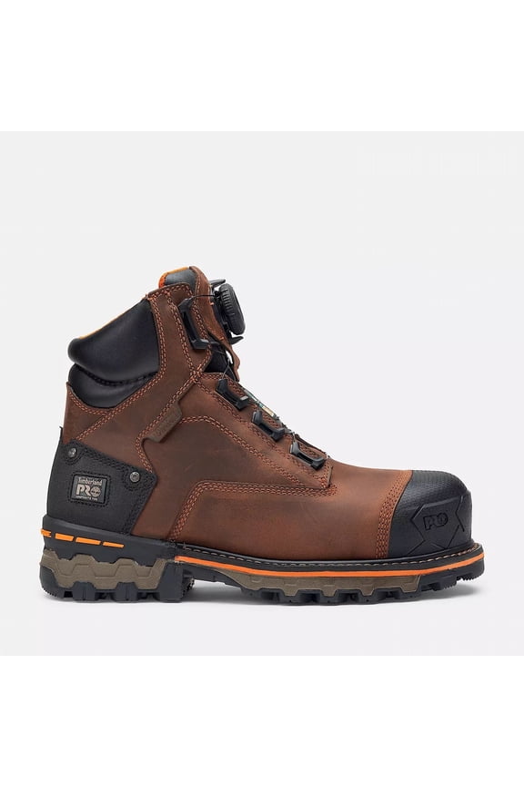 Pro Boondock PR Boa Comp Toe Work Boot, Mocha Brown, Size M 11