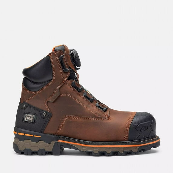 Timberland Pro Boondock PR Boa Comp Toe Work Boot, Mocha Brown, Size W 10.5