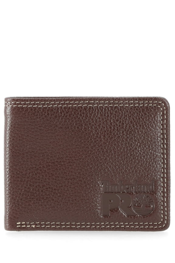 Milled Leather Passcase RFID Wallet