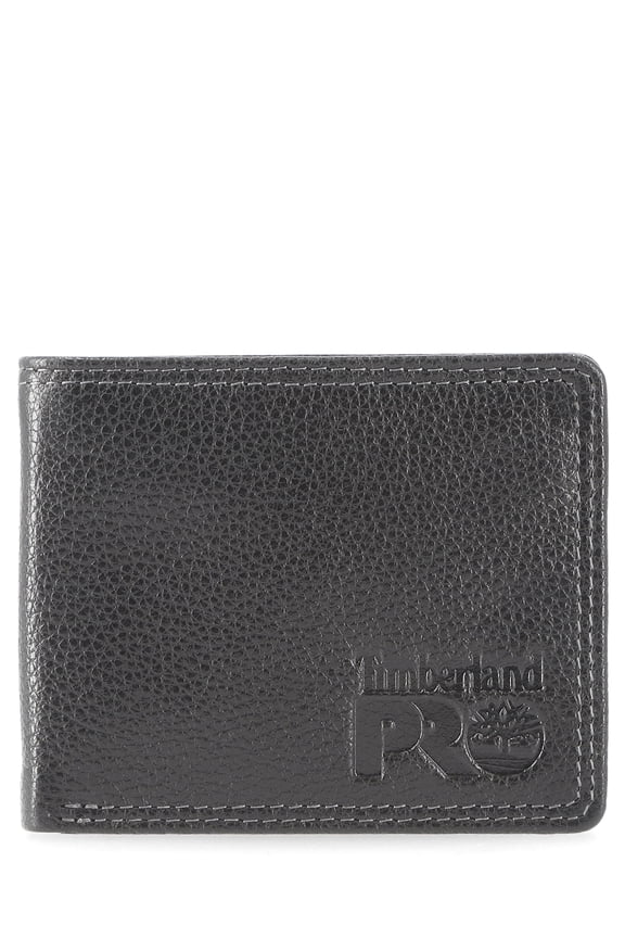 Milled Leather Passcase RFID Wallet