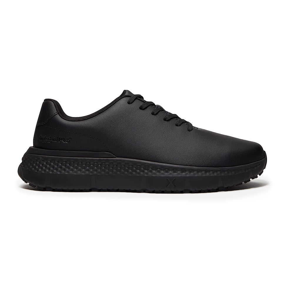 Timberland Pro Power Shift Shoes, Black Leather, Size M 8.5