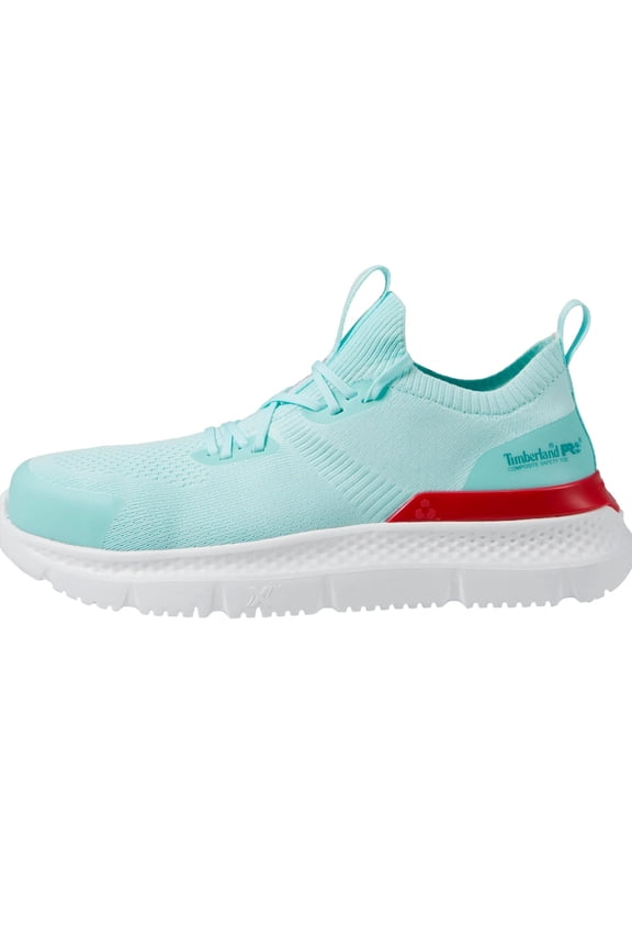 Setra Knit Composite Safety Toe Seafoam / Red TB0A5VGU484 Women's Size 8.5