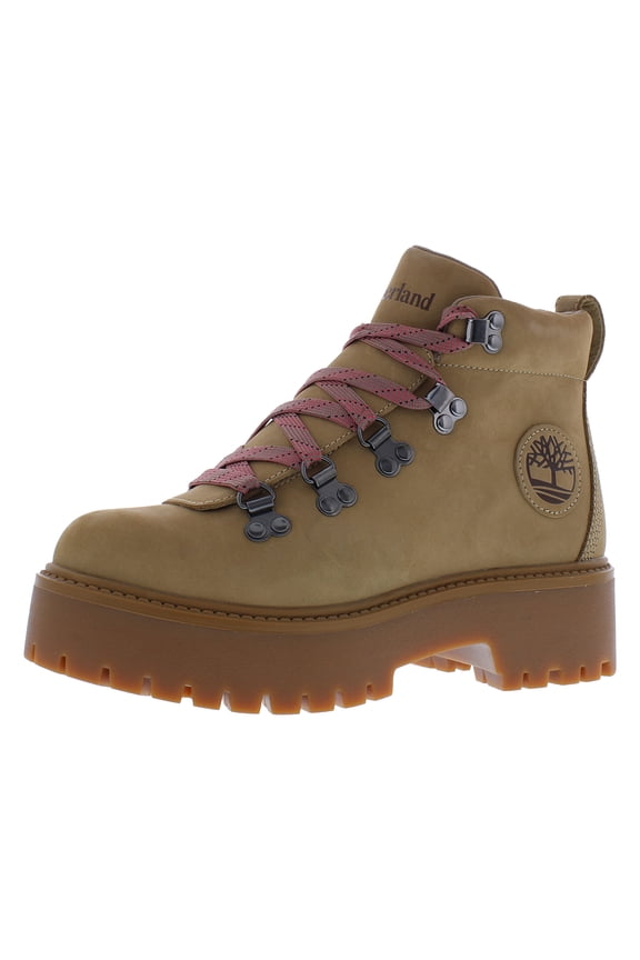 Women's Timberland Stone Street Mid Boot Med Beige Nubuck (TB0A27VJ EN3) - 6