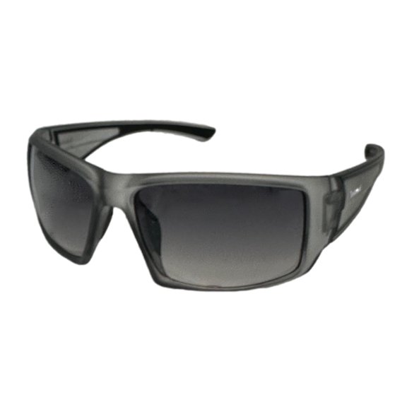 Timberland Sunglass Mens Grey Crystal Rectangle Plastic Gradient Lens TB7277 27B