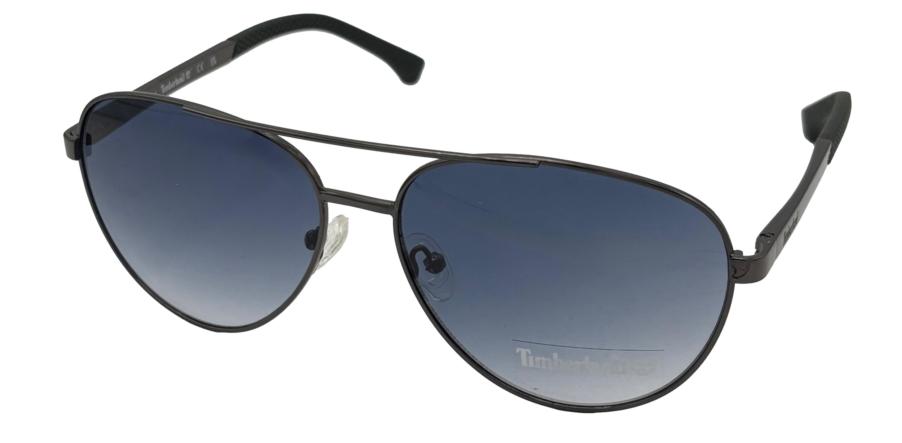 Timberland Sunglass Mens Gunmetal Metal Aviator, Gradient Lens TB7210 8X