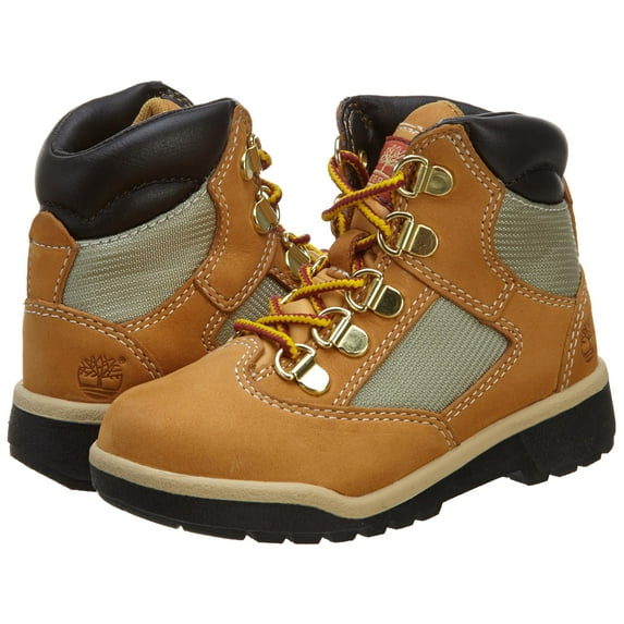 Timberland TB044893 Toddler's Wheat Nubuck Leather 6 Inch Field Boots HS2673 (6C)