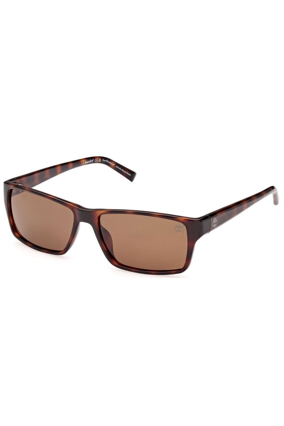 TB9297-52H Unisex Havana Sunglasses Polarized Brown Lens