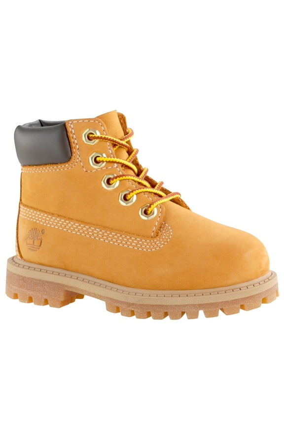 Toddler/Little Kid 6-Inch Premium Waterproof Boots, Wheat Nubuck, 12 Little Kid