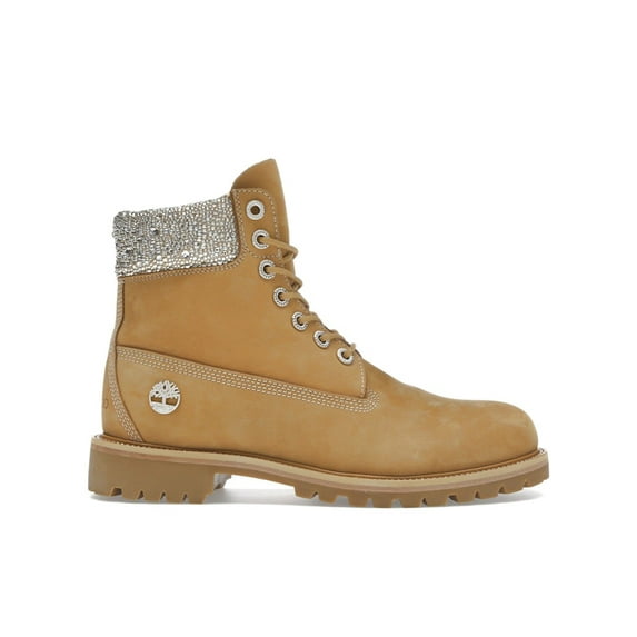 Timberland Women's 6" Boot Jimmy Choo Premium Wheat Swarovski Crystal, from StockX