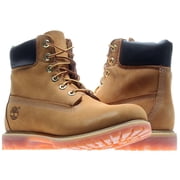Timberland Womens 6" Premium Waterproof Boot, Wheat Nubuck, 7.5 M US