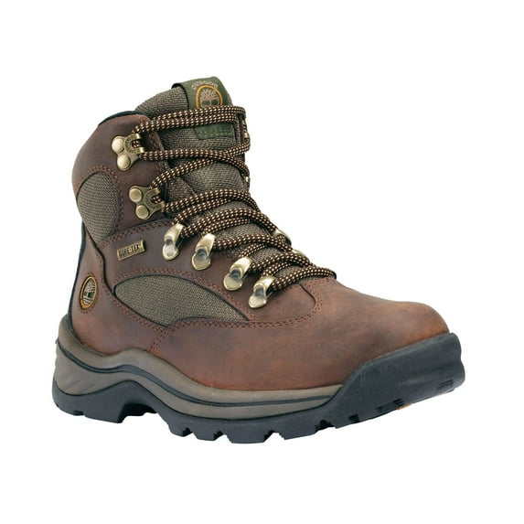 Timberland Women's Chocorua Gore-Tex Membrane Hiking Boots, Dark Brown/Green, 6.5