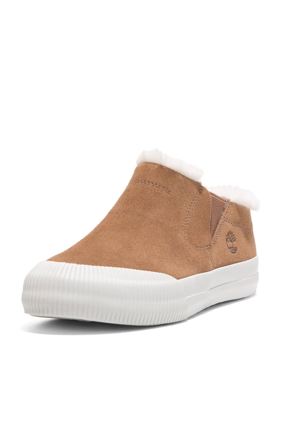 Womens Slip On Shoes Skyla Bay 2.0 Warm, Casual Shoes Leather Upper Faux Fur Lining Rubber Outsole Stable Traction Comfort