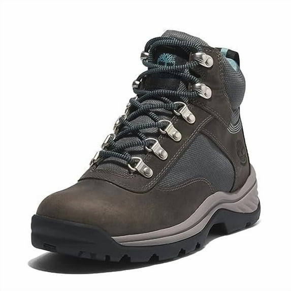 Timberland Women's White Ledge Mid Ankle Hiking Boot, Medium Grey Full-Grain, 6
