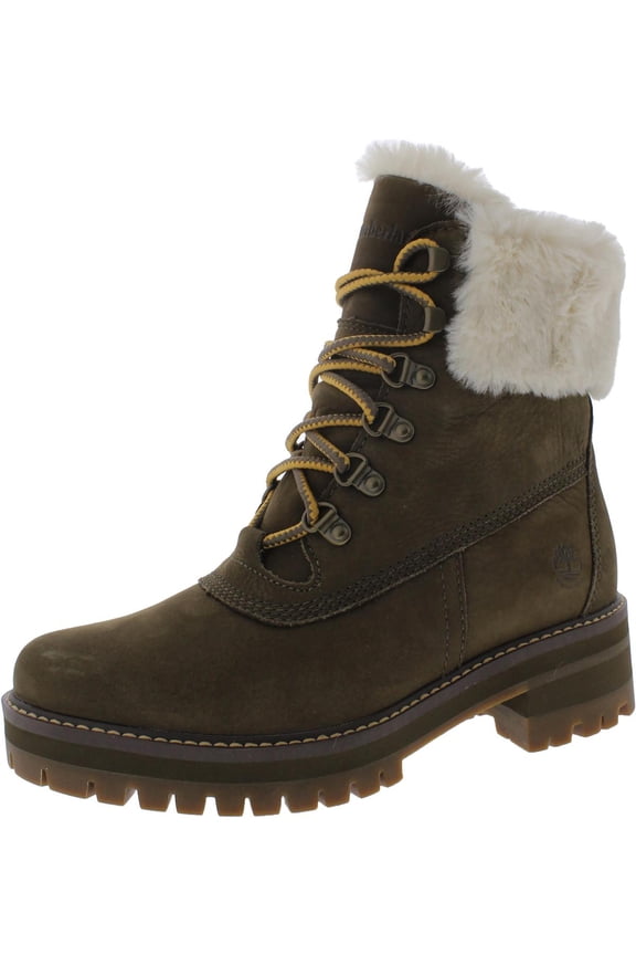 Womens Courmayeur Valley Leather Lined Combat & Lace-up Boots