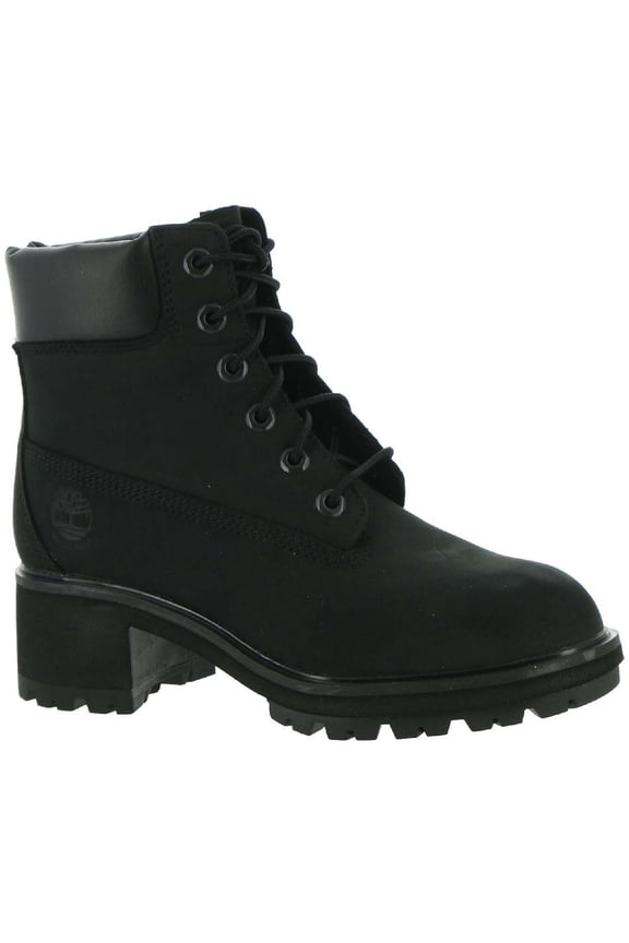 Womens Kinsley Leather Ankle Combat & Lace-up Boots