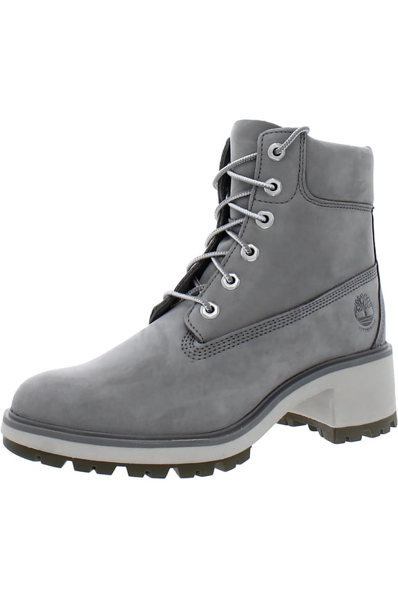 Womens Kinsley Nubuck Lace-Up Ankle Boots