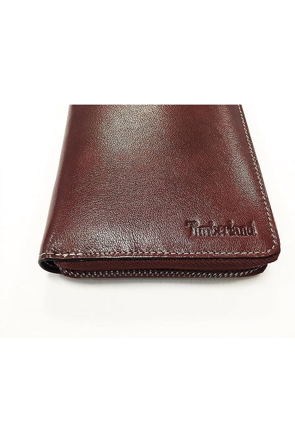 Zip Around Leather Wallet
