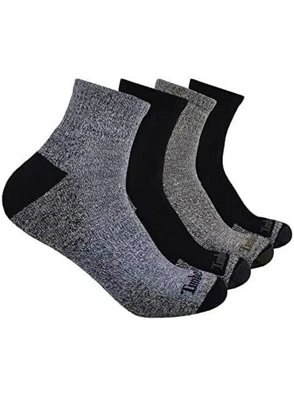 Timberland men's performance cushioned quarter socks 5 pairs