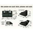 thumbnail image 1 of Timberline Locks TLDL200B Double Door Latch with Slam Action - Black, 1 of 2