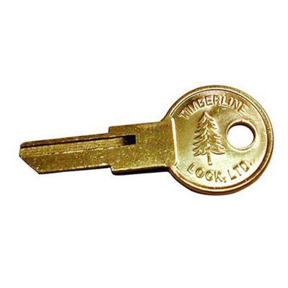 Timberline Locks TLKY 300 Blank Key for Timberline Lock Plug, Brass
