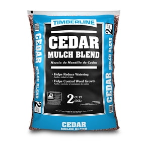 Timberline Natural Cedar Mulch Blend, 2CF