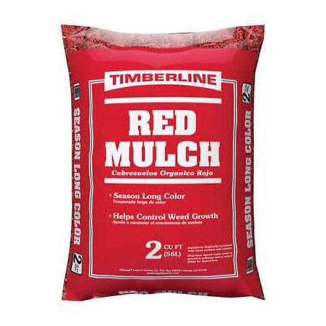 Timberline Red Shredded Mulch 2 cu. ft.