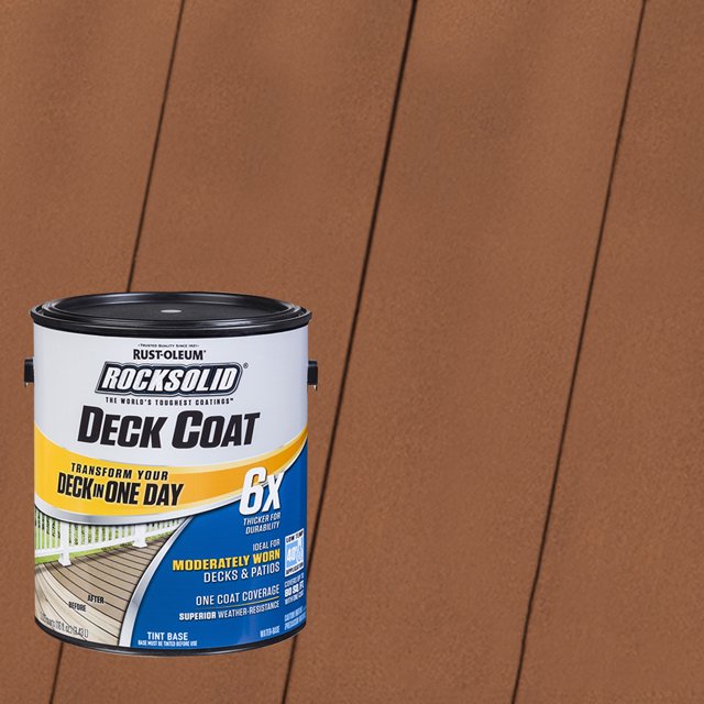 Timberline, Rust-Oleum RockSolid 6X Exterior Wood Deck Coat-319668T, Gallon