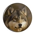 thumbnail image 1 of Timberwolf Timber Wolf Wolves Pinback Button Pin, 1 of 5
