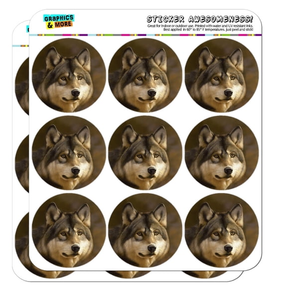 Timberwolf Timber Wolf Wolves Planner Calendar Scrapbooking Crafting Stickers