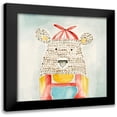 thumbnail image 1 of Timbrook, Natalie 15x15 Black Modern Framed Museum Art Print Titled - Deanie Beanie Bear, 1 of 5