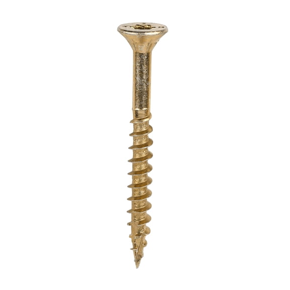 Timco - C2 Clamp-Fix Multi-Purpose Premium Screws - TX - Double Countersunk - Yellow (Size 6.0 x 60 - 200 Pieces)