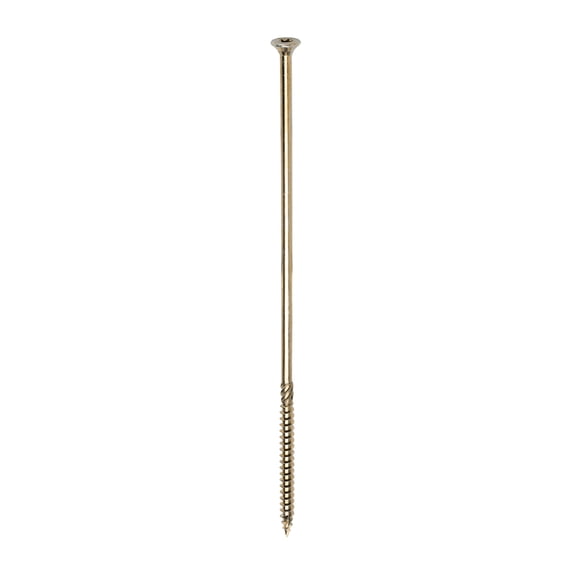Timco - C2 Clamp-Fix Multi-Purpose Premium Screws - TX - Double Countersunk - Yellow (Size 8.0 x 275 - 25 Pieces)