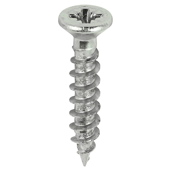 Timco - Classic Multi-Purpose Hinge Screws - PZ - Countersunk - Nickel (Size 3.0 x 16 - 200 Pieces)