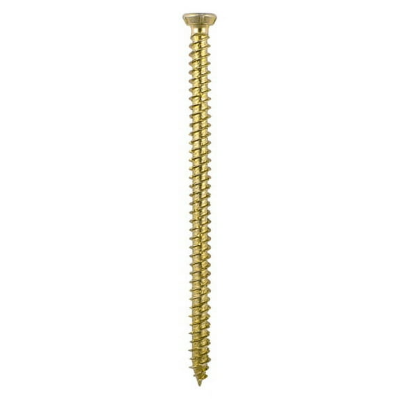 Timco - Concrete Screws - TX - Flat Countersunk - Yellow (Size 7.5 x 70 - 75 Pieces)