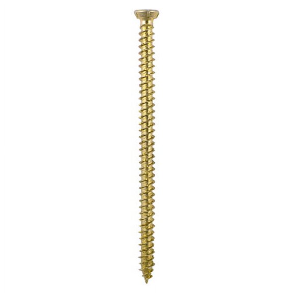 Timco - Concrete Screws - TX - Flat Countersunk - Yellow (Size 7.5 x 80 - 65 Pieces)