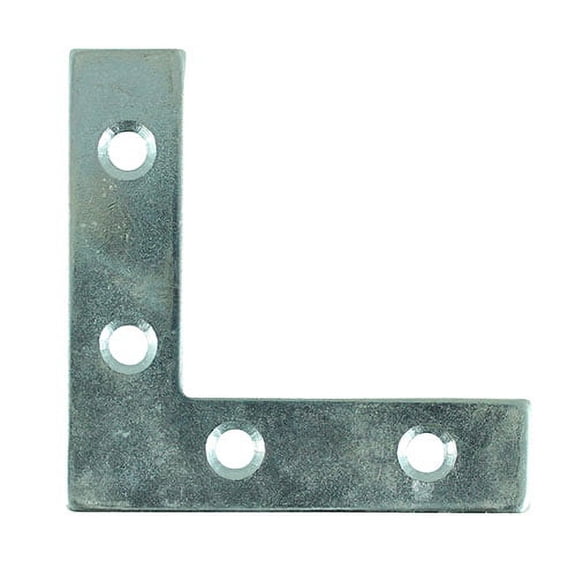 Timco - Corner Plates - Zinc (Size 50 x 50 x 13 - 50 Pieces)
