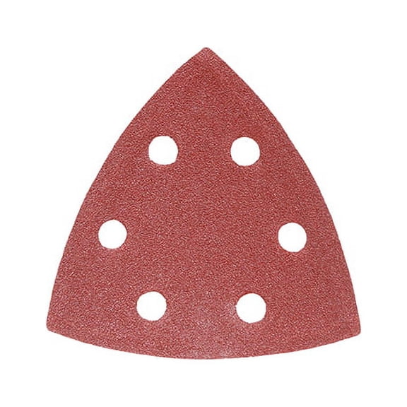 Timco - Delta Sanding Pads - 120 Grit - Red (Size 95 x 95mm - 5 Pieces)