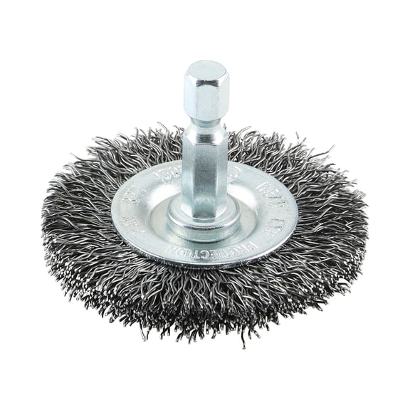 Timco - Drill Wheel Brush - Crimped Steel Wire (Size 50mm - 1 Each)