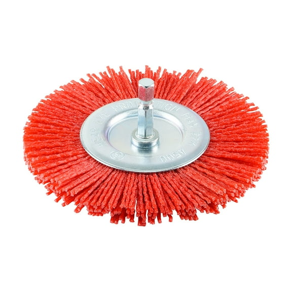 Timco - Drill Wheel Brush - Nylon (Size 100mm - 1 Each)