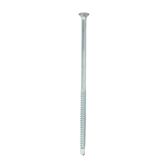 Timco - Drywall Metal Stud Plasterboard Screws - PH - Bugle - Self Drilling - Zinc (Size 4.8 x 125 - 100 Pieces)