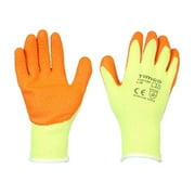 Timco - Eco-Grip Gloves - Crinkle Latex Coated Polycotton Size Large - 1 Each