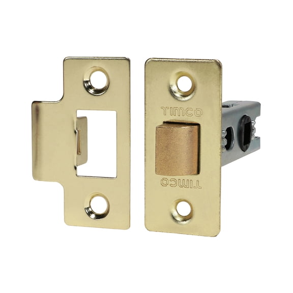 Timco - Economy Tubular Latch - Electro Brass (Size 67 case / 45 backset - 1 Each)